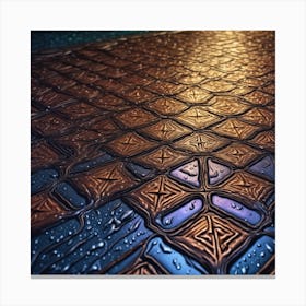 Tiled Floor Canvas Print