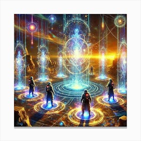 A Vivid Depiction Of The Anomaly Mitigation Abilit Canvas Print