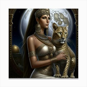 Egyptian Woman Canvas Print