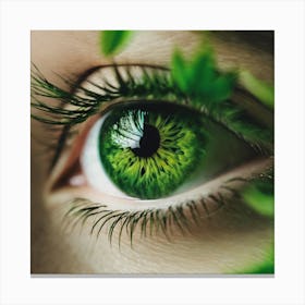 Green Eye 3 Canvas Print