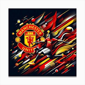 Manchester United F.C. Logo Wall Art 6 Canvas Print