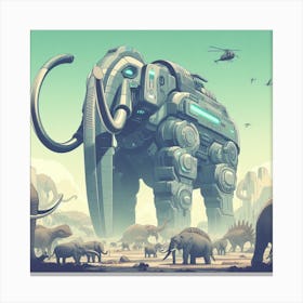 Elephant Kingdom Canvas Print