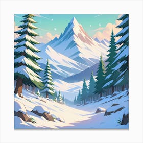 Winter Landscape 3 Canvas Print