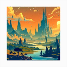 Land Of Fantasy 1 Canvas Print