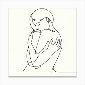 The Art Of Self Love (Line Drawing) Style A Canvas Print