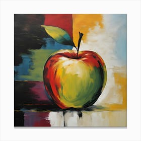 Apple Painting Canvas Print