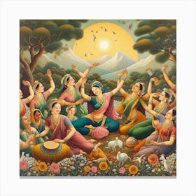 Bharatanatyam Canvas Print