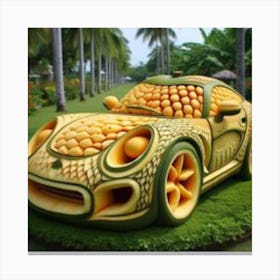 Fruit car Canvas Print