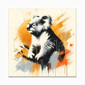 Wild Animal Illustration 12 Canvas Print