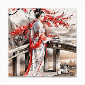 Chinese Lady 4 Canvas Print