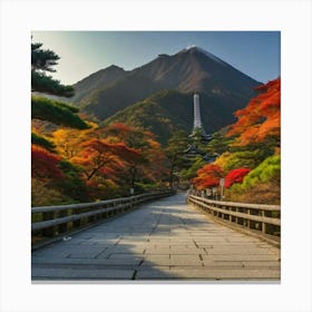 Autumn In Fuji Canvas Print