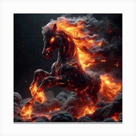 Fire Horse 9 Canvas Print