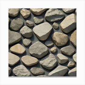 Stone Wall 58 Canvas Print