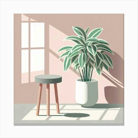 Potted Plant Canvas Print