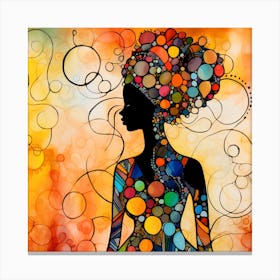 Abstract Of A Woman 5 Canvas Print