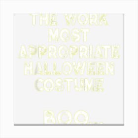 Funny Work Halloween Orange Costume 2022 Coworkers Halloween Canvas Print