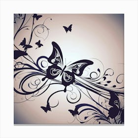 Butterfly Wallpaper 21 Canvas Print