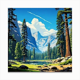 Yosemite National Park Giant Sequoia Trees Canvas Print