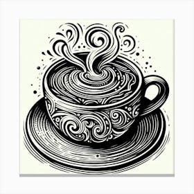 Cup of coffee 1 Canvas Print