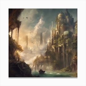 Fantasy City 29 Canvas Print