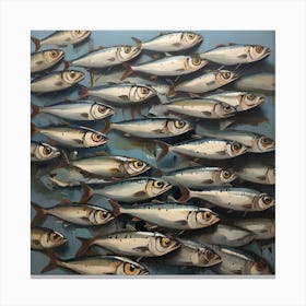 Sardines 1 Canvas Print