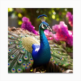 Peacock 9 Canvas Print