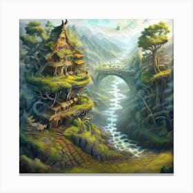 Fairytale House Canvas Print