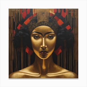 'The Woman In Gold' Canvas Print