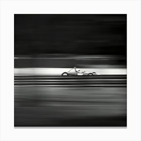 Blurry Race Car Canvas Print