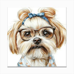 Shih Tzu 18 Canvas Print