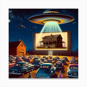 Alien Invasion 3 Canvas Print