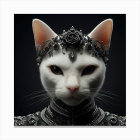 Cat In A Costume Canvas Print
