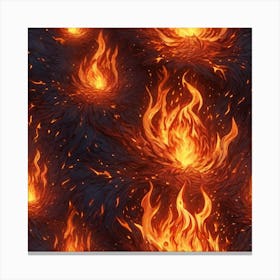 Flames 5 Canvas Print