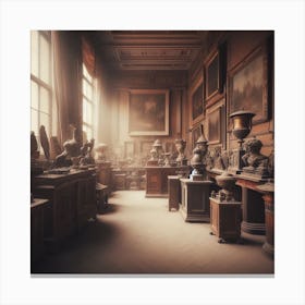 Room Full Of Antiques Canvas Print