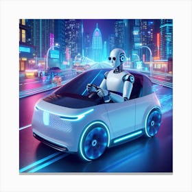 Future Car Canvas Print