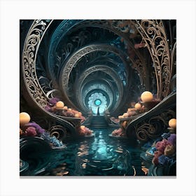 Depths Of The Imagination 27 Canvas Print