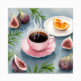 Still Life With Coffee (4) Canvas Print