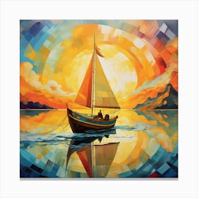 Sailboat Sails in the Antipodes Canvas Print