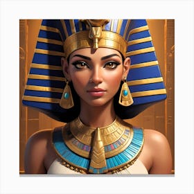 Cleopatra Portrait Artwork 20 Canvas Print