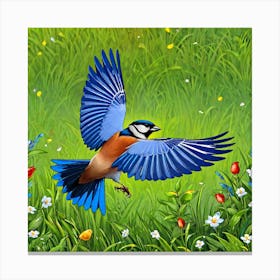 Blue Tit 30 Canvas Print