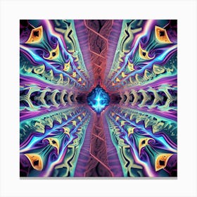 Abstract Psychedelic Art 2 Canvas Print