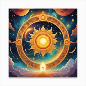 Tarot Card Canvas Print