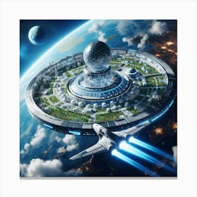 Space Station 112 Canvas Print