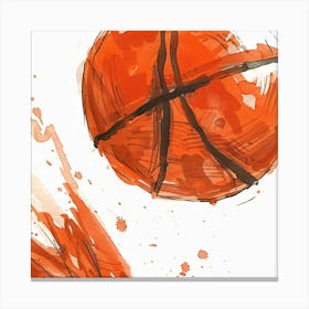 Basketball Painting Canvas Print