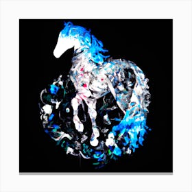 Horse Silhouette Canvas Print