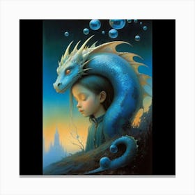 Dragon Girl Cycle 1 Canvas Print