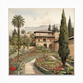 Granada, Spain 3 Canvas Print