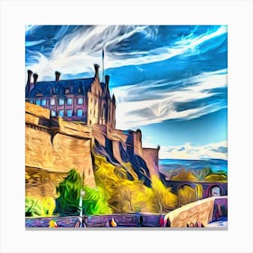 Edinburgh Castle Series 2 Canvas Print