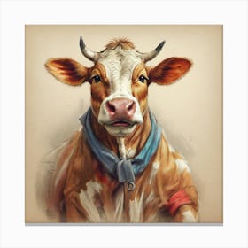 Cow!! 6 Canvas Print