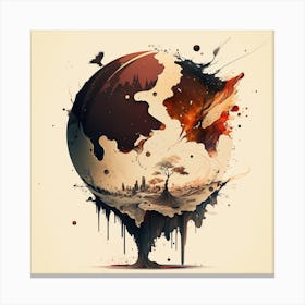 Rcycle World Blob C Canvas Print